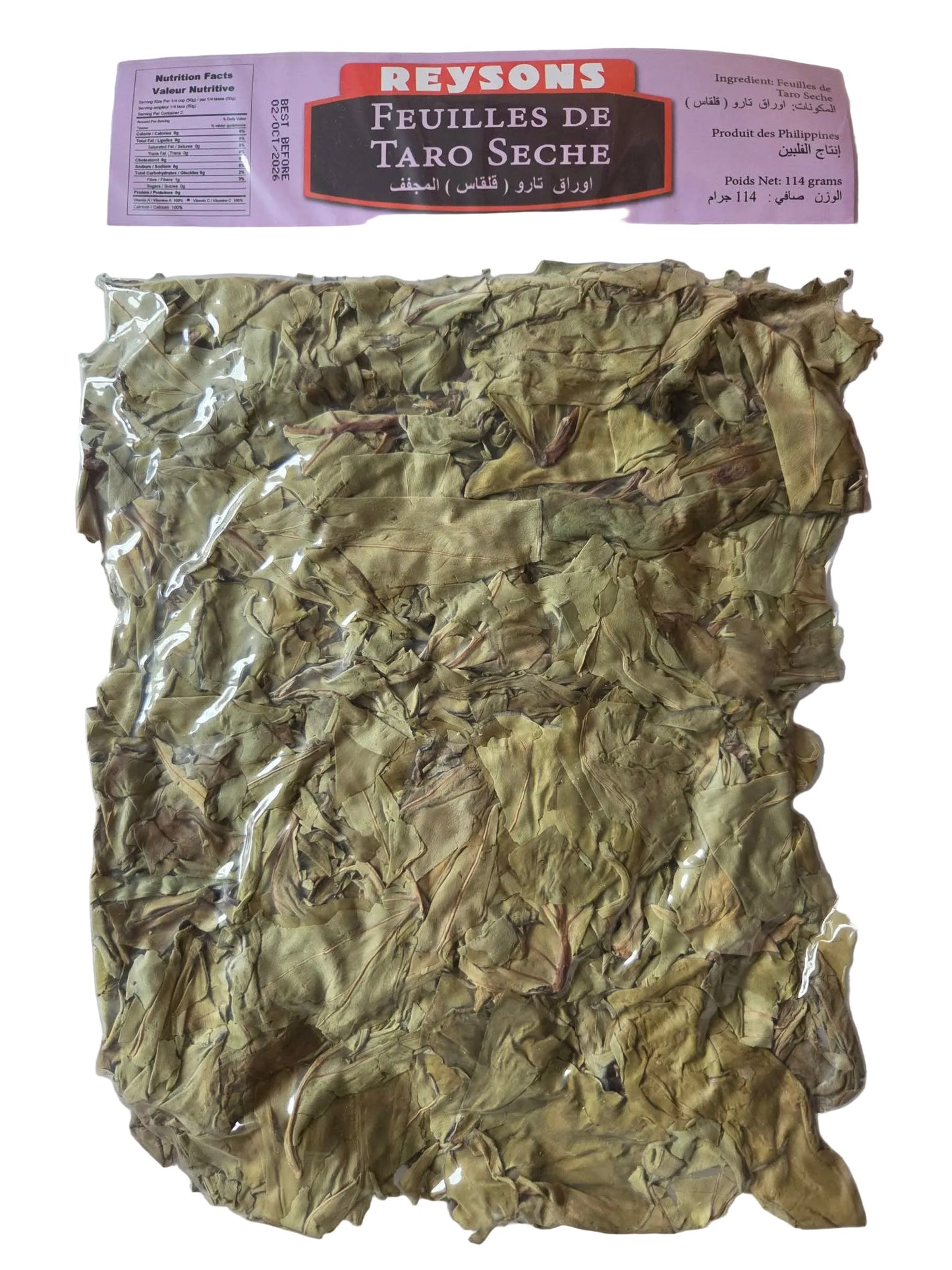 Dry Taro Leaves