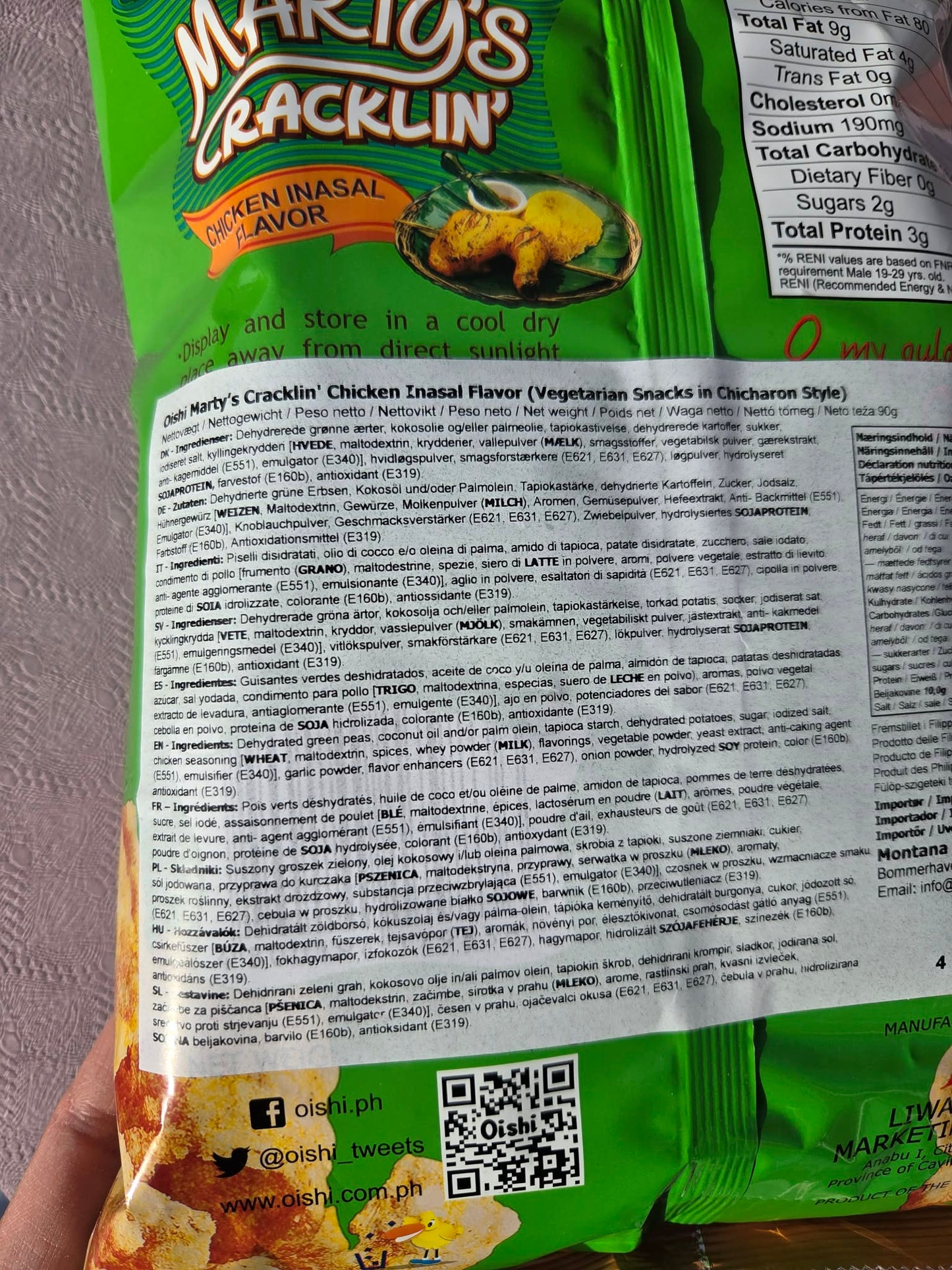 Marty's Chicken Inasal Flavor