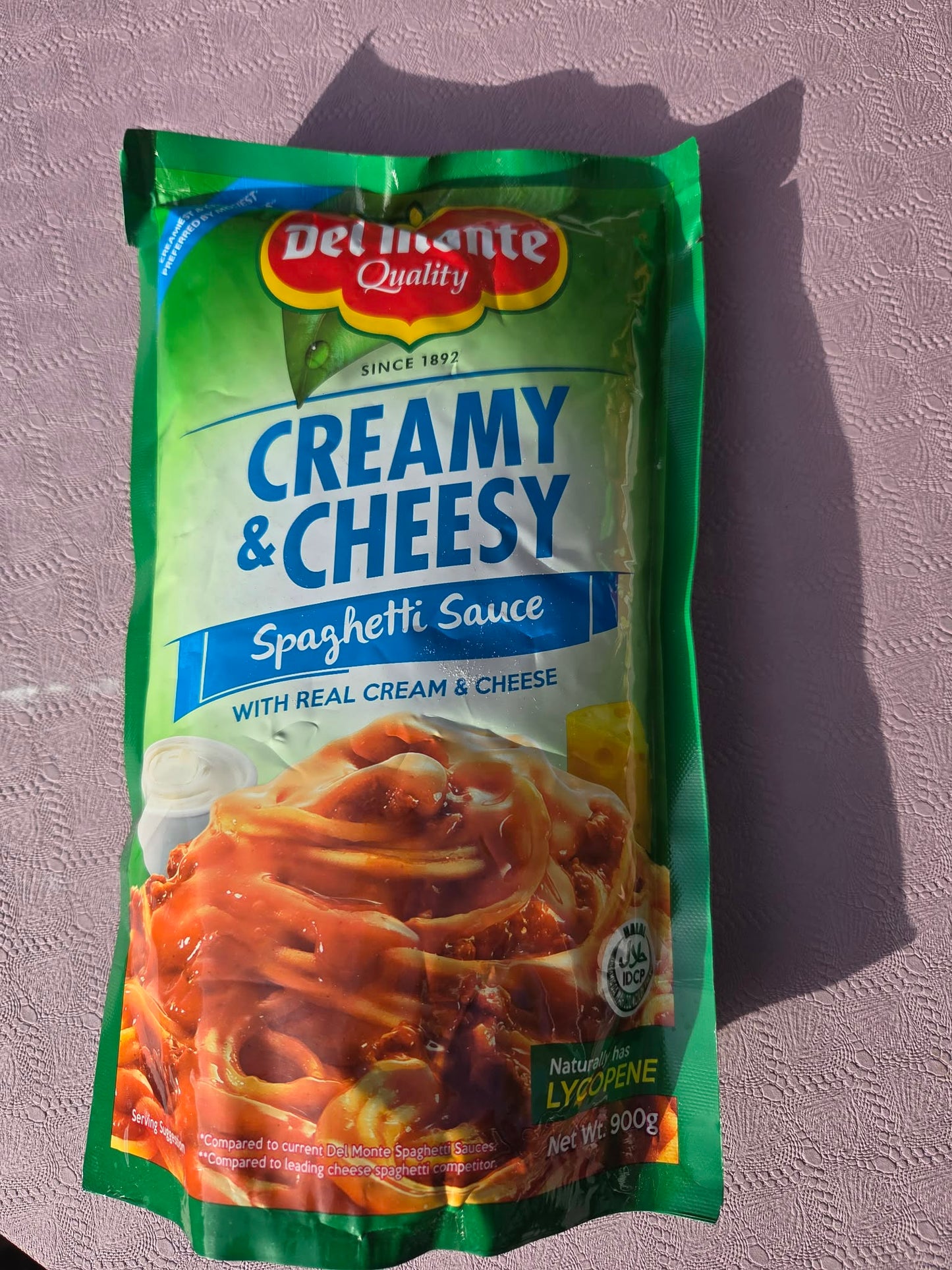 Del Monte Creamy Spaghetti Sauce 900gms